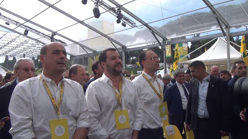 Nicola Zingaretti, Matteo Salvini, Roberto Moncalvo Aracne editrice