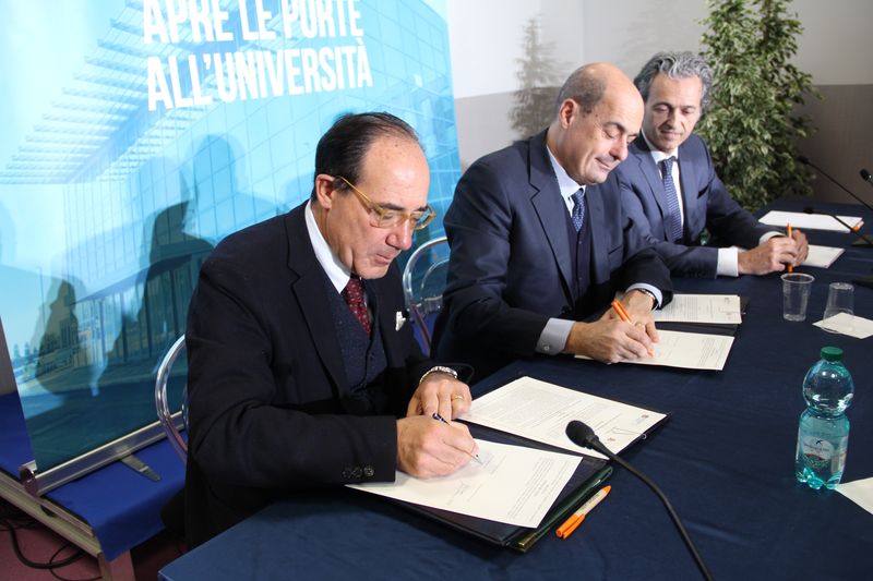 Gianni Profita, Nicola Zingaretti, Narciso Mostarda - Aracne TV