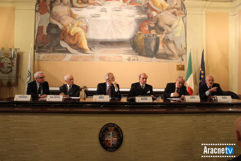 Giuseppe Cossiga, Tullio Del Sette, Ernesto Auci, Tito Lucrezio Rizzo, Ernesto Lupo, Gian Maria Fara - Aracne TV