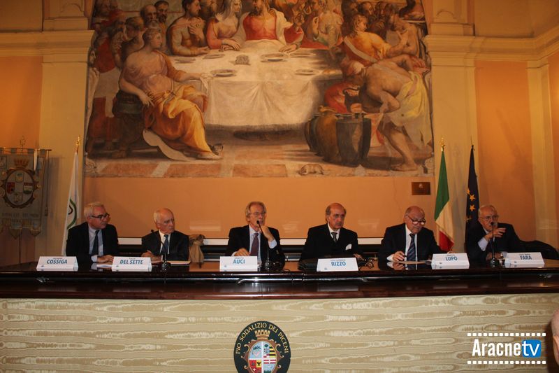 Giuseppe Cossiga, Tullio Del Sette, Ernesto Auci, Tito Lucrezio Rizzo, Ernesto Lupo, Gian Maria Fara - Aracne TV