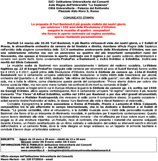 Locandina evento EV3499
