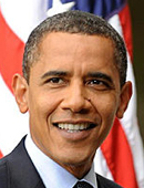 Fotografia di Barack Hussein Obama
